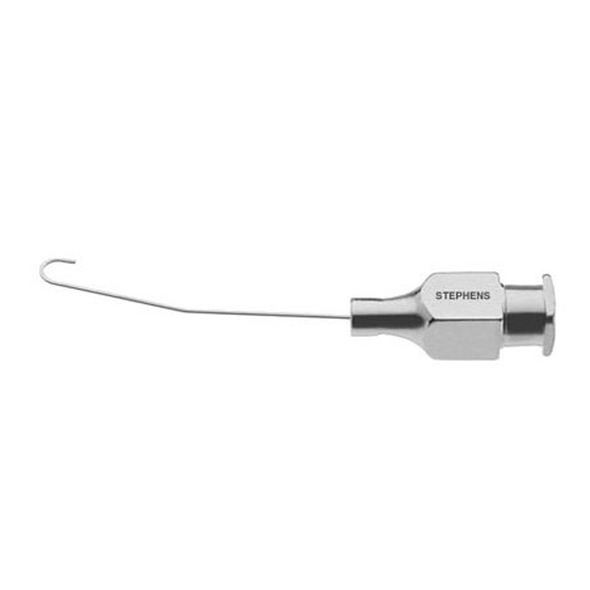 Binkhorst Irrigating Cannula, Smooth Blunt Tip, Front Opening, 22-Gauge, Straight